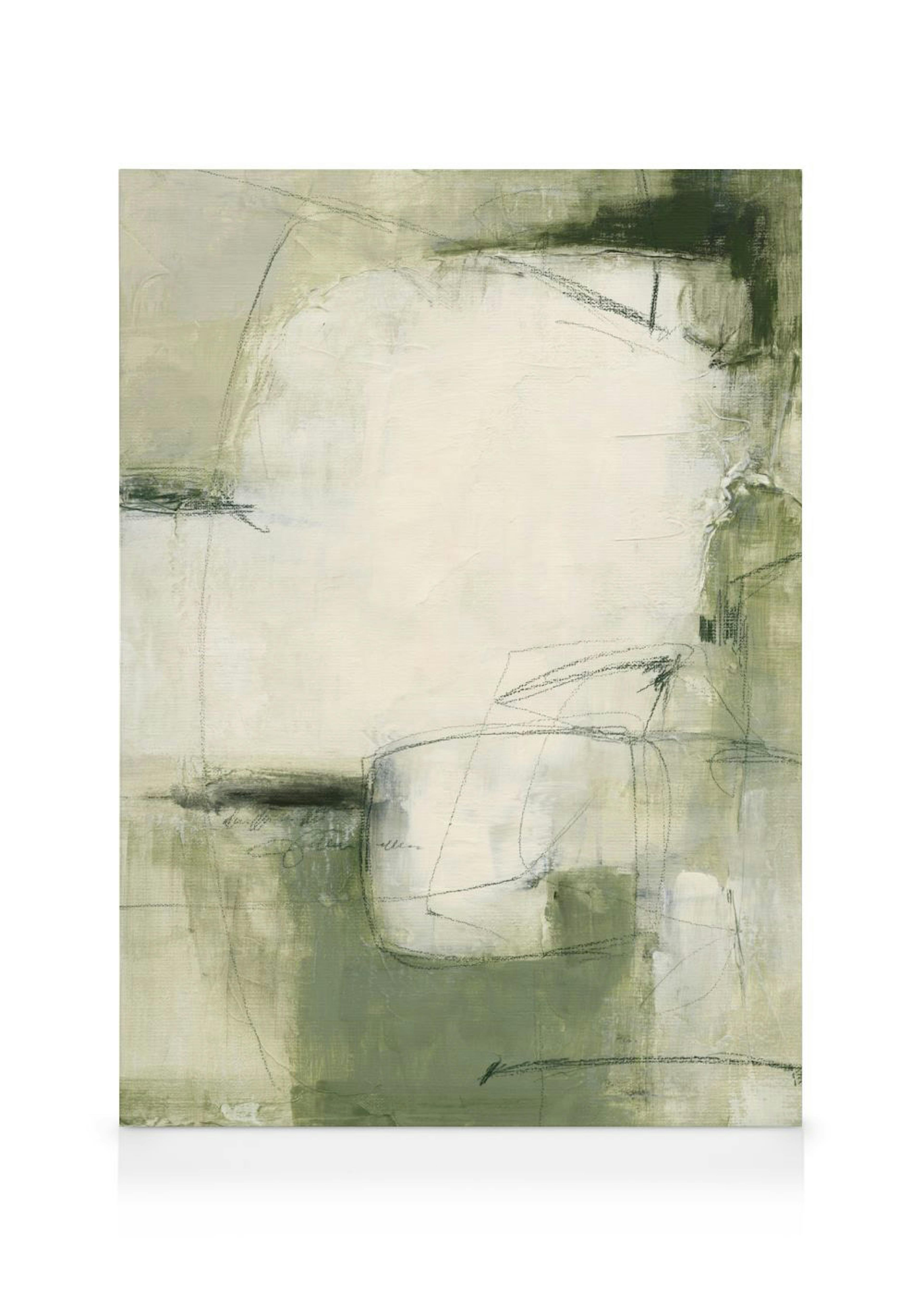 Contemporary Greens No2 Canvas 0