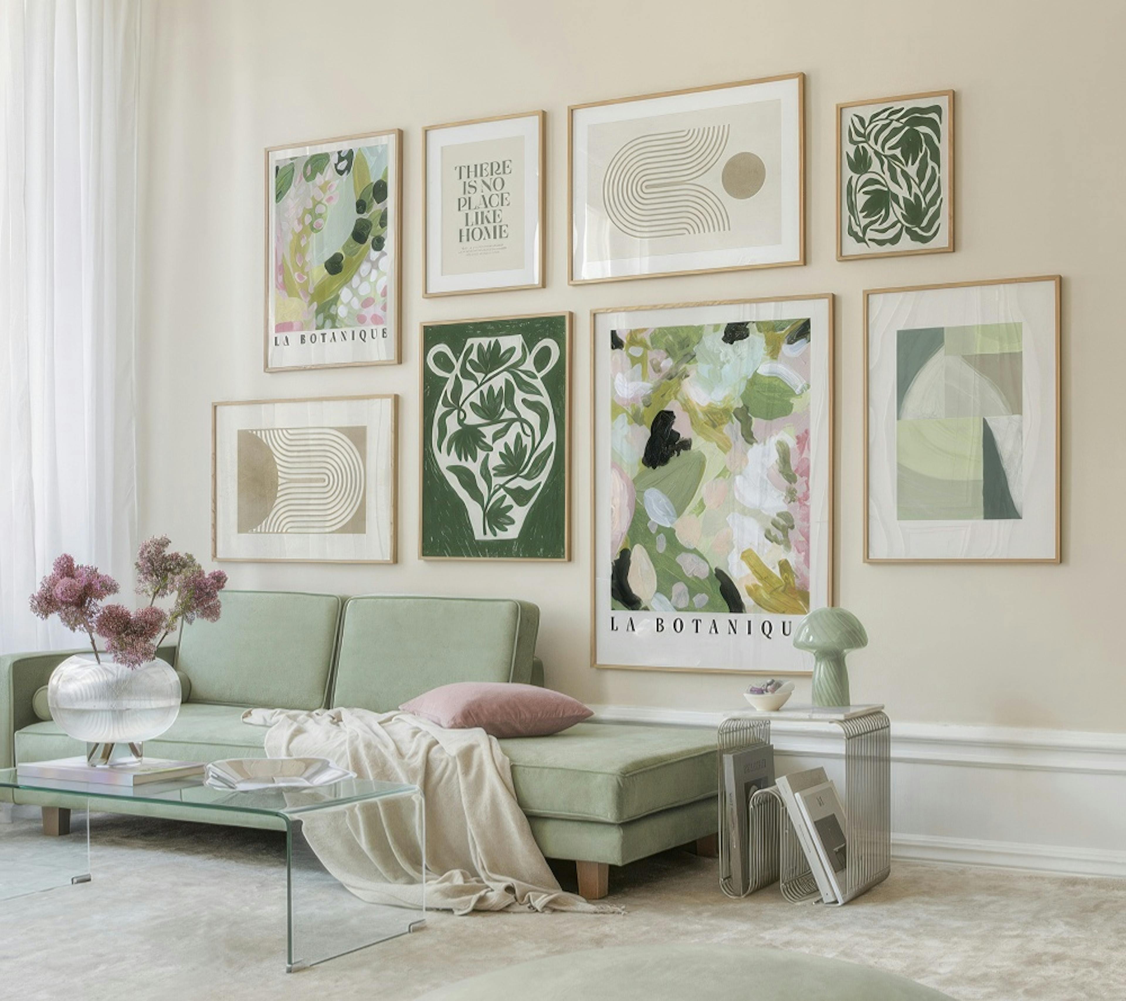 Green Home bilderwand