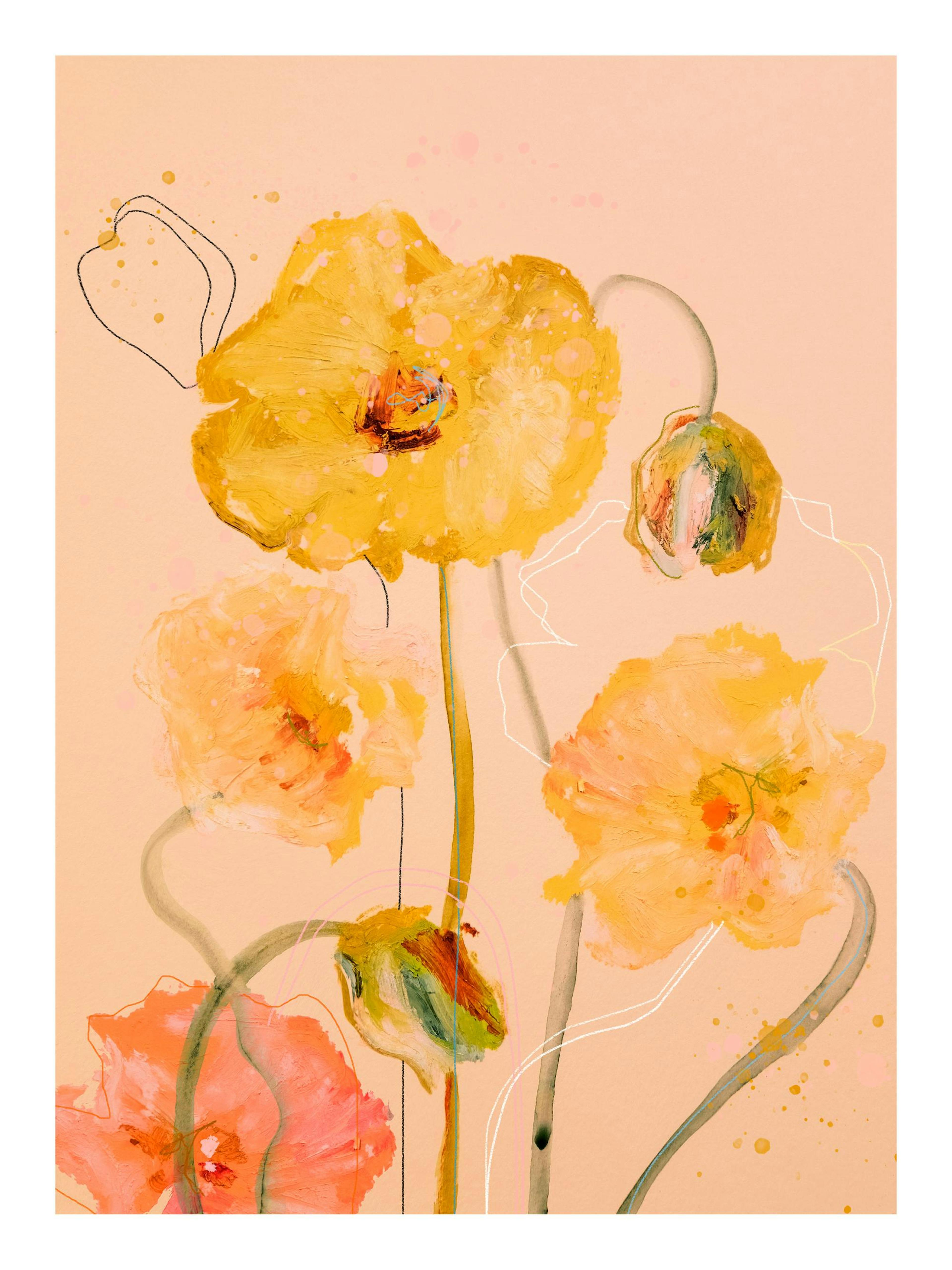 Leigh Viner - Poppy Peach Affiche 0